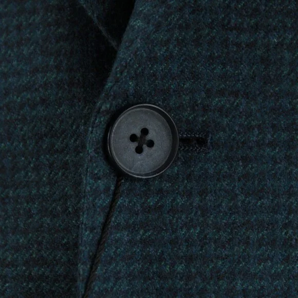 Cardinal of Canada NWT Wool Sport Coat Size 40R US In Blue & Green Melange